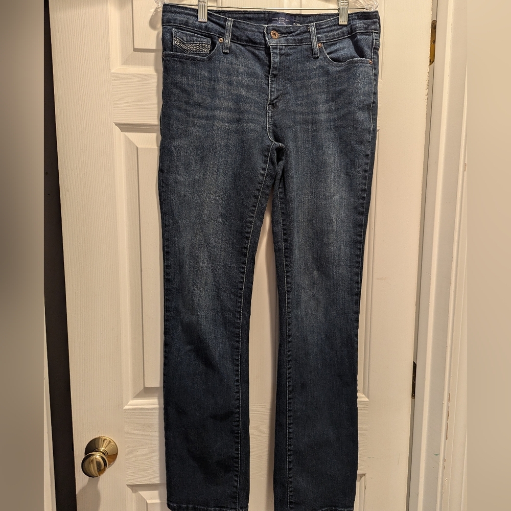 Levi’s Jeans Slight Curve Classic Straight Leg Dark Wash Blue Denim Sz 10/30 EUC